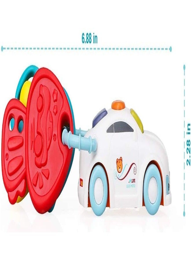 TEMSON Baby Musical Light up Toy Piano Car with Key Rattle Toy for Kids - Image 5